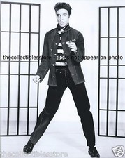ELVIS AARON PRESLEY GRACELAND JAILHOUSE KING OF ROCK AND ROLL 8 X 10 PHOTO #01