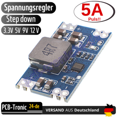 5x DC-DC Step Down Wandler MINI560 - 5V 5A Spannungswandler 7-20V Eingang