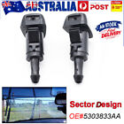 <!--F#f_0-->2x Fan Jets Front Windscreen Wiper Washer Nozzle Jet Sprayer For Kia Hyundai<!--F/-->