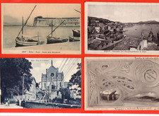 LOTTO 4 CARTOLINE  GAETA  FP ANNI 1900/30 1 VIAGGIATA REGALO OCCASIONE