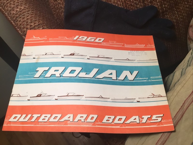 1960 Trojan Outboard Boats Brochure