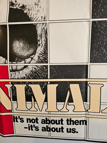 The Animals Film UK Quad Film Documentary Poster Animal Rights Testing - Picture 9 of 11