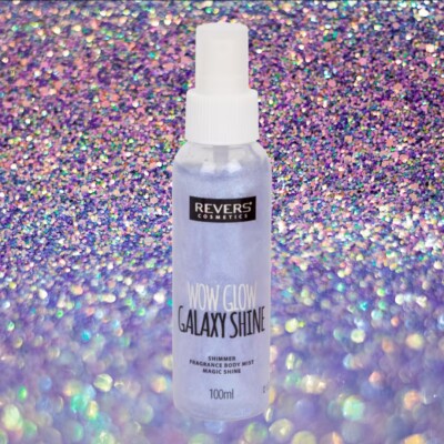 Wow Glow Galaxy Shine Bodymist mit Glitzer 100 ml