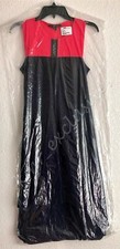 NWT Nik and Nash Jersey Colorblock Hi-Lo Dress Coral / Navy Size: S Made in USA