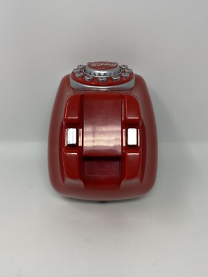 Vintage Coca Cola Snow Dome Phone Telephone Original Box 2 Hand