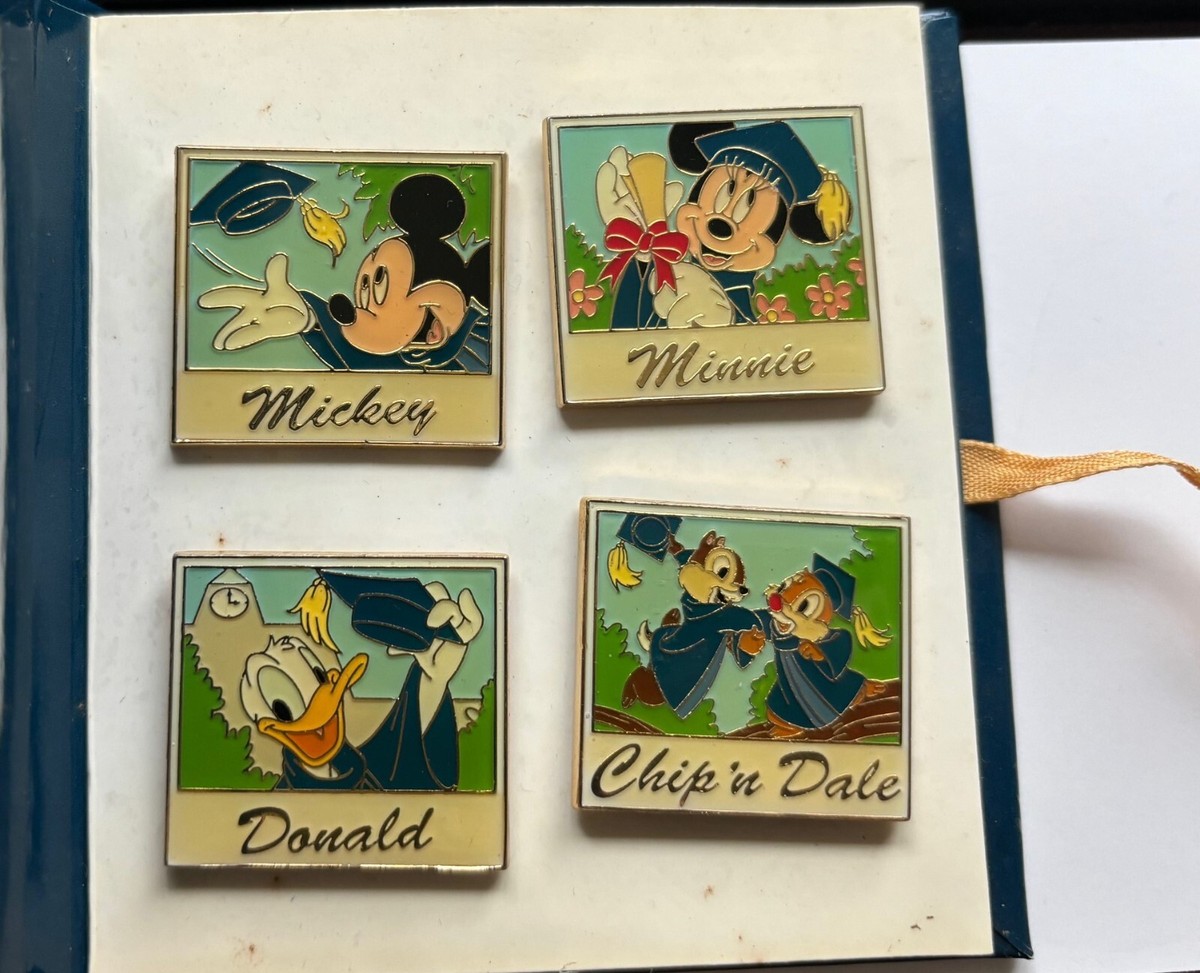 JDS Japan Disney Store Graduation Mickey Minnie Donald Chip