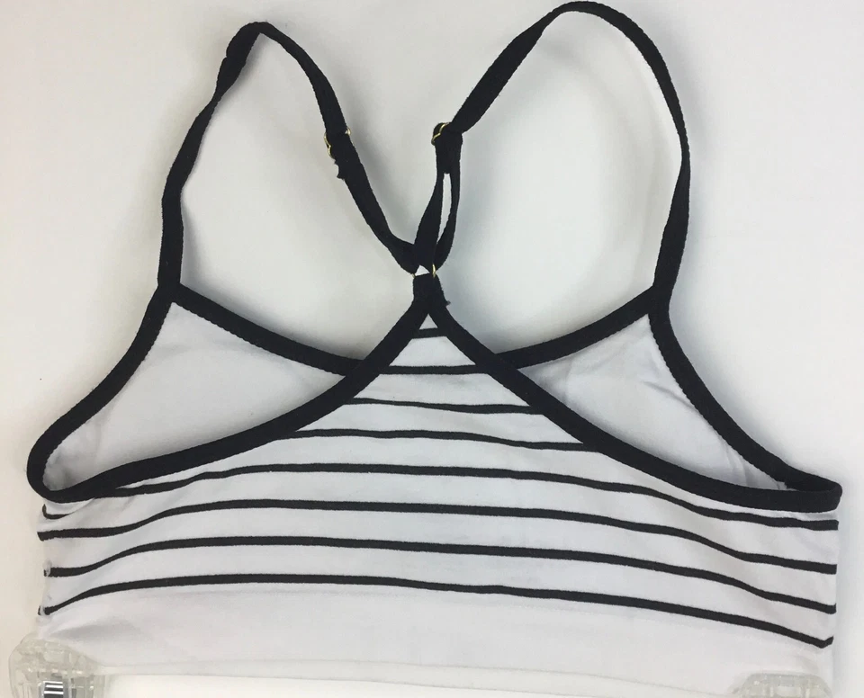 Nicole Miller N.Y Girls 36/Xl Multicolor Striped Sports Bra - Image 2 of 3
