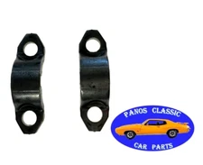 GM 1.56 C-C Joint Strap Universal Driveshaft Axle U-Joint USA Made 2pc 195