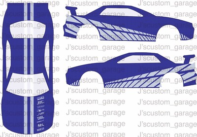 NFTr34 skyline 1/64 custom water slide decal for hot wheels