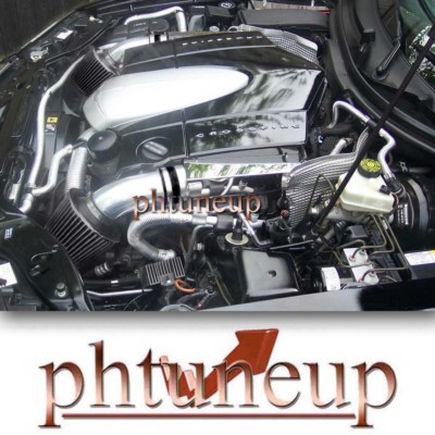 BLACK 2004-2008 CHRYSLER CROSSFIRE 3.2 3.2L DUAL TWIN AIR INTAKE KIT SYSTEMS
