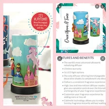 Scentsy Once Upon a Time Diffuser Shade Retired Unicorn 🦄Princess Kids Room DIY