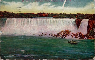 #ad #ad View of American Falls Niagara Falls New York Vintage Postcard spc8 $21.00