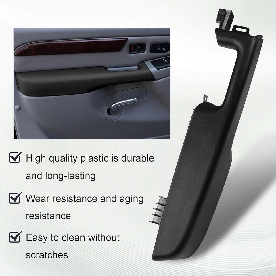 Front Left+Right Door Armrest Handle For GMC Yukon Chevy Suburban/Tahoe 1999-06 - Image 3 of 4