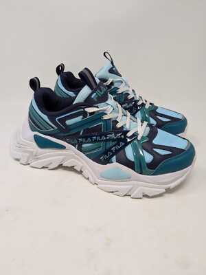 Fila Electrove Women Blue Chunky Lifestyle Sneakers Shoes