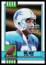 Mel Gray, 1990 Topps, #356, Detroit Lions,