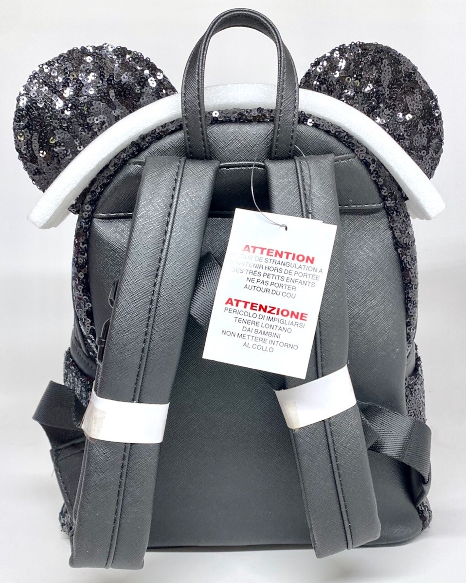 ☆Disney2023限定Loungefly Halloween Black SequinミニBackpack Disney Parks Loungefly Halloween Black Sequin Candy Corn