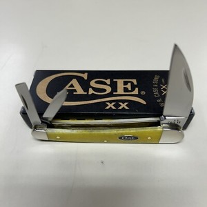 CASE XX #20028 YELLOW BONE SMOOTH SEAHORSE WHITTLER SS