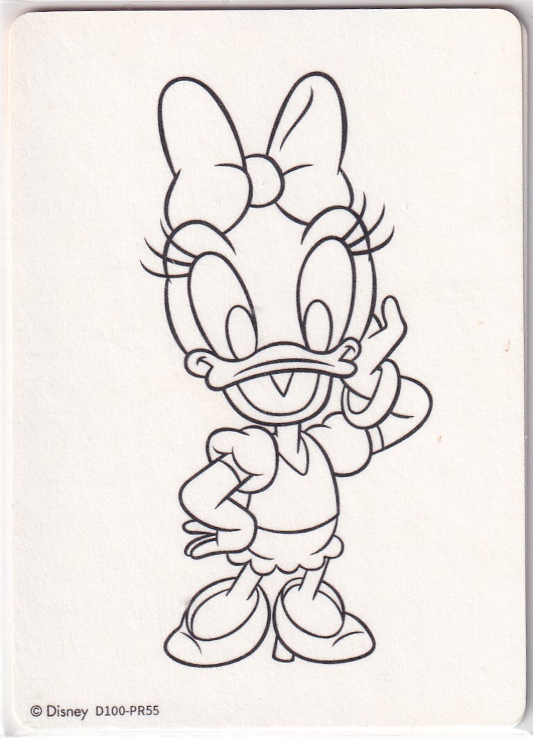 Cardfun! Joyful Disney 100 Years D100-PR55 Daisy Duck Sketch