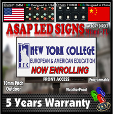 LED Sign Outdoor Board Full Color Programmable 25.5" x 38" - Made in USA