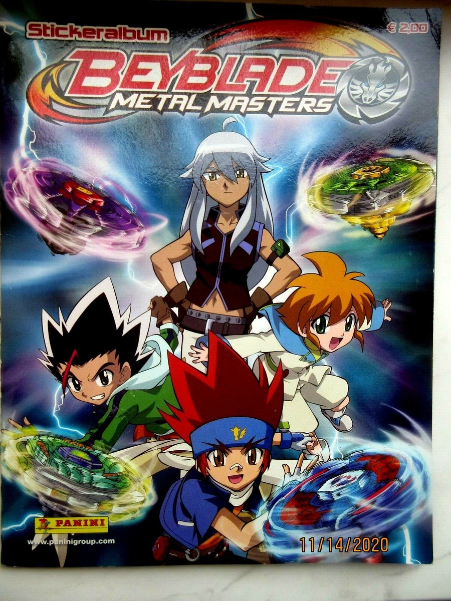 Beyblade Metal Masters, Panini 2012, German edition, album complete