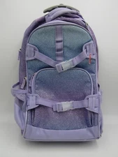 Pottery Barn Ombre Sparkle Glitter Mackenzie Rolling Backpack Lavender 9901D