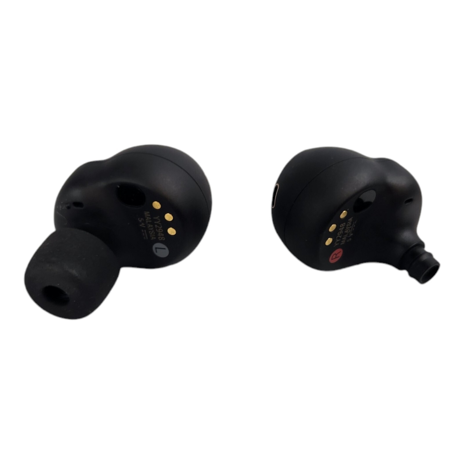 Sony Model YY2948 Wireless Earbuds Black. Missing One Tip. Works. (No Case)