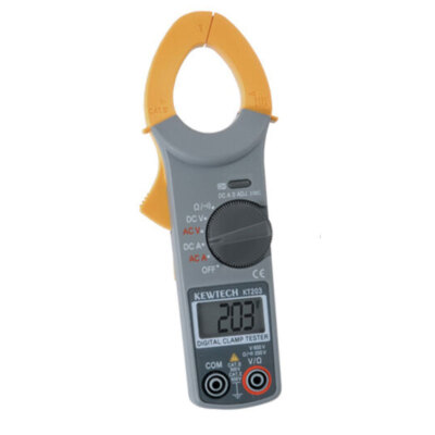 Kewtech KT203 Digitale AC/DC Strom/Spannung/Widerstand Stromzange