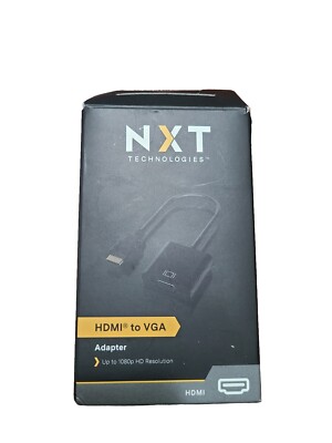 NXT Technologies 24400008 HDMI to VGA Adapter 6 Inch Black for 