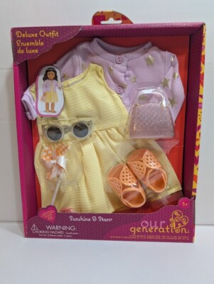  OUR GENERATION - 18'' Dolls - Sunshine & Stars Deluxe Outfit Set - NEW