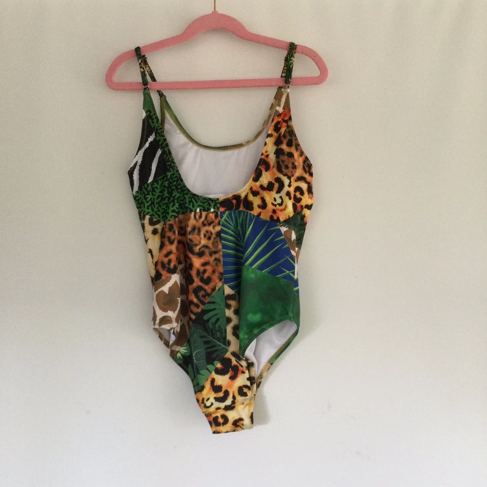 Купальник цельный для девочек Stella Cove нашивка джунгли размер 14 лет - Изображение 4 из 4