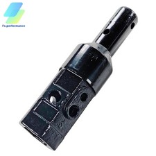 Auger Adapter Conversion 2 inch female Round to 2" Male Hex Heavy Duty
