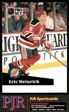 Eric Weinrich 1991-92 Pro Set French #133 New Jersey Devils
