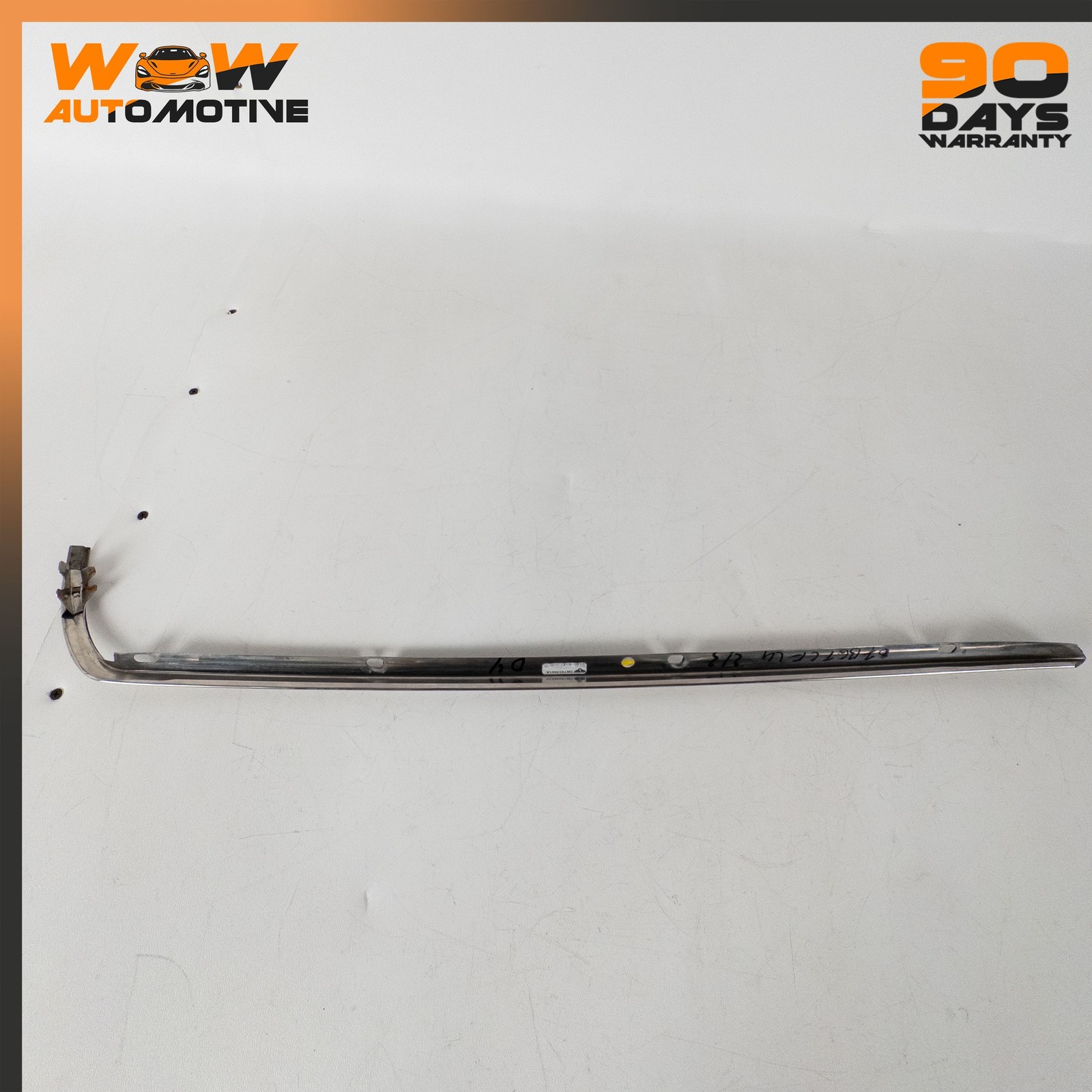 07-17 BENTLEY CONTINENTAL GTC FRONT LEFT RIGHT WINDSHIELD MOLDING TRIM SET OEM