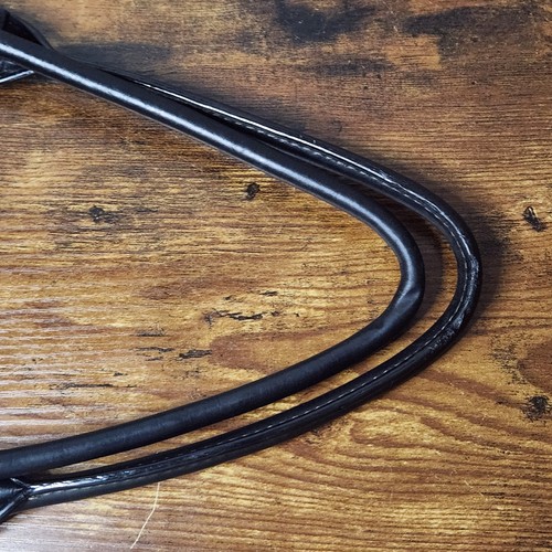 Vintage Fossil Black Leather Multi-Pocket Shoulder Bag Y2K Satchel Top Stitch, $59.85 - Photo 17