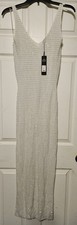 NWT Fashion Nova Truly Yours Embellished Maxi Dress Size Small 