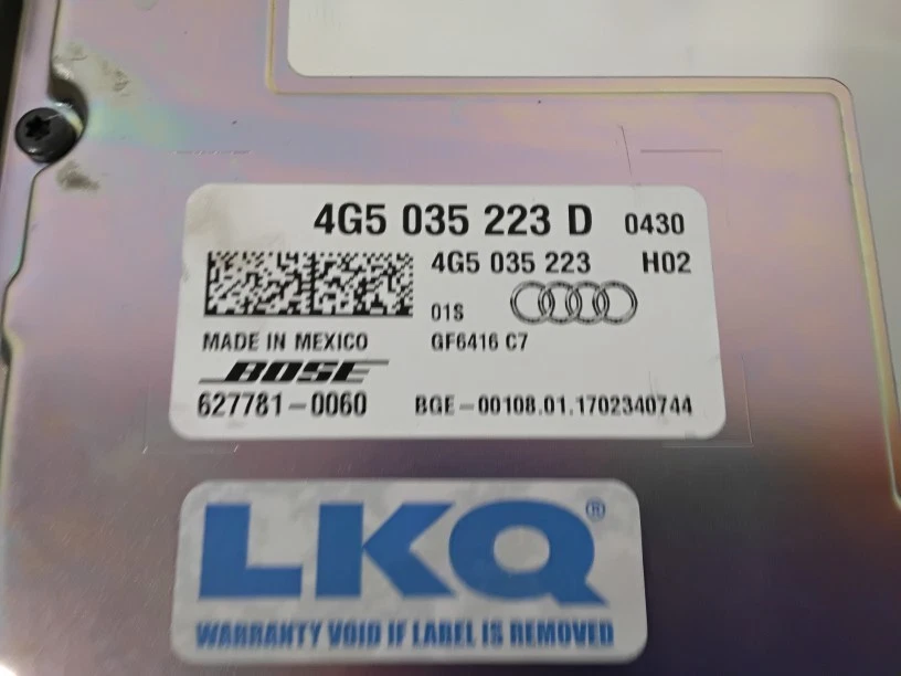 2017 Porsche Macan Radio Amplifier Amp OEM - Image 4 of 4