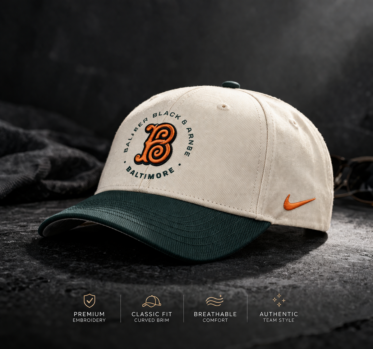 Nike Baltimore Orioles 2026 City Connect Rise Dri-FIT Adjustable