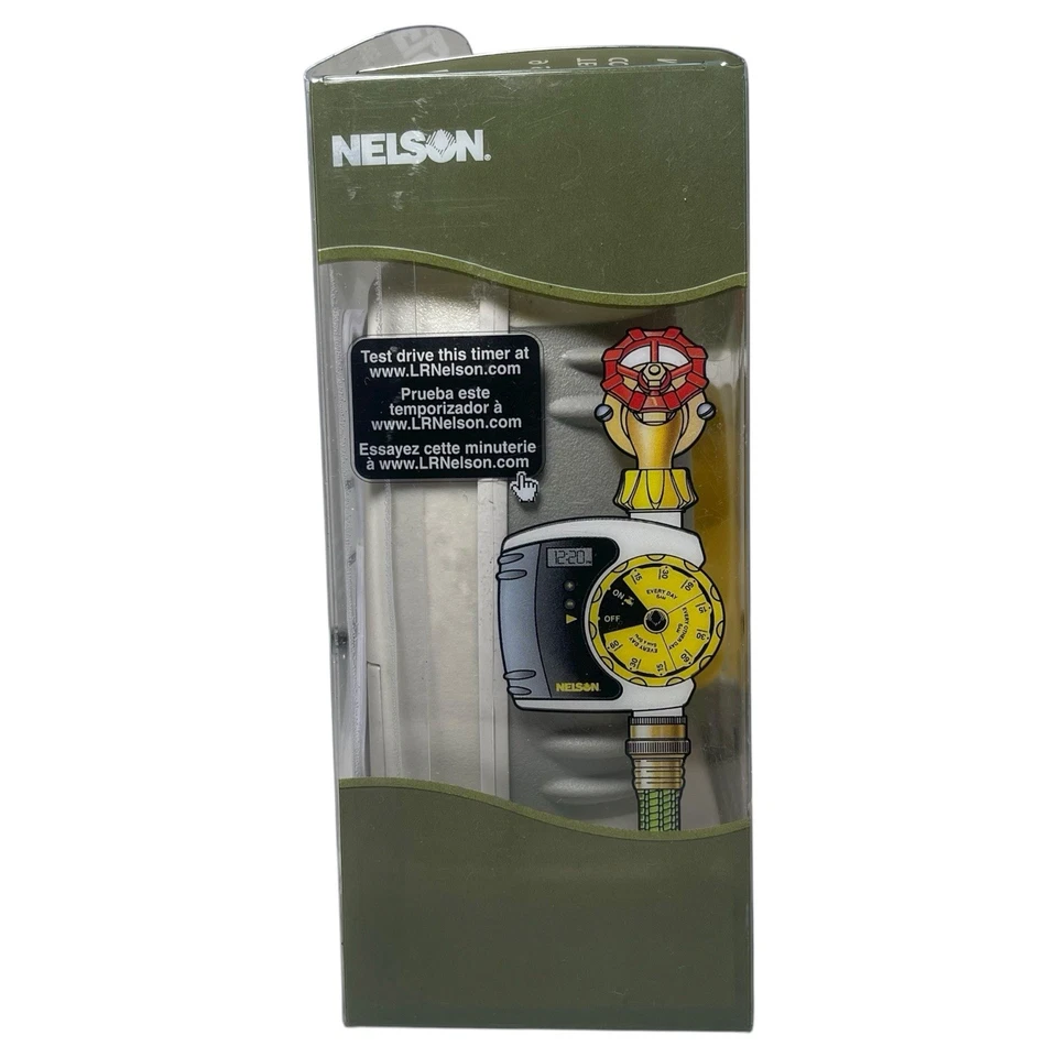 Nelson 9 Selección Preestablecido Agua Digital LCD Temporizador Nuevo Riego Temporizado Foto 4 de 4