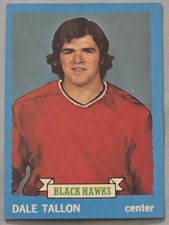 Dave Tallon 1973 Topps Hockey Card ~ #129 ~ Chicago Blackhawks 