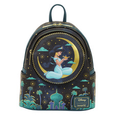 NWT Loungefly Aladdin Exclusive Princess Jasmine Moonlit Palace Mini Backpack