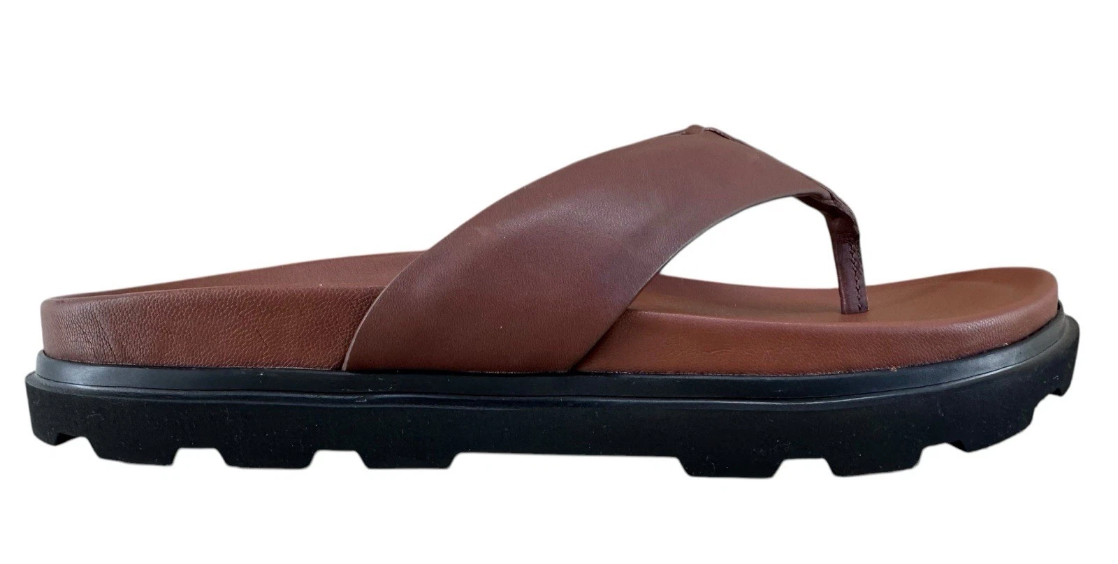 UGG sandali infradito uomo wainscot pelle marrone cognac 1153077 taglia 11