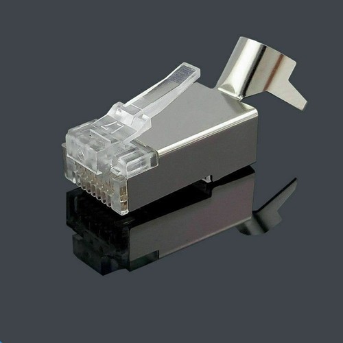 New 10Pcs/Set Network Connectors RJ45 Cat7 Shield FTP 1.45mm 8P8C Plugs - 第 5/7 張圖片