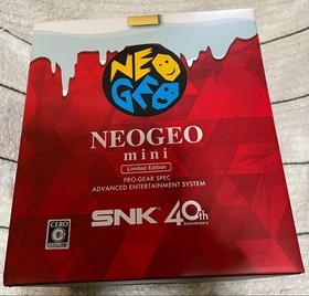 SNK Neo Geo Mini Christmas Limited Edition Console Red With Box New Unopened