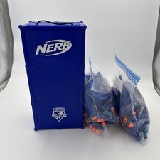 Nerf N-Strike Elite Ammo Dart Carrying Case Foot Locker Storage Box Lot