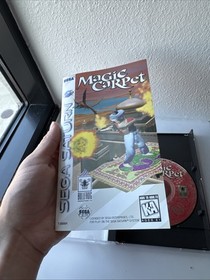 Magic Carpet (Sega Saturn, 1996) CIB EXCELLENT CONDITION