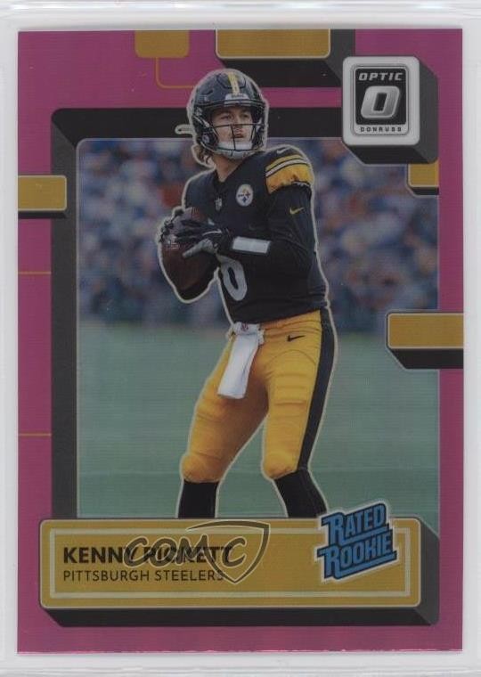 2022 Panini Donruss Optic Rated Rookie Pink Prizm Kenny Pickett #201 11dc
