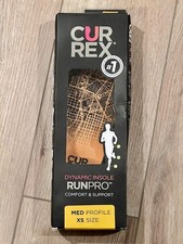 CURREX RunPro Dynamic Insoles for Running Shoes IN BOX Medium Profile - Size XS
