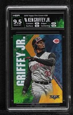 2019 Topps Fire Green 77/199 Ken Griffey Jr #38 HGA 9.5 GEM MINT HOF p1b
