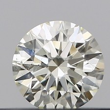 Round Cut 3.9 mm M Color SI2 Clarity 0.23 Ct Natural Loose Diamond GIA Certified 702.17 per carat