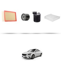 Hoffcar Set Service - 4 Filter FüR Mercedes Cla (C117, X117) 180 CDI 80Kw Von 2
